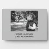 Tabletop Plaque mit Easel Fotoplatte (Vorderseite)