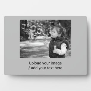 Tabletop Plaque mit Easel Fotoplatte