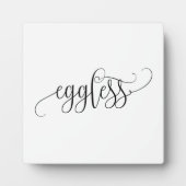 Tabletop Plaque mit Easel Fotoplatte (Vorderseite)