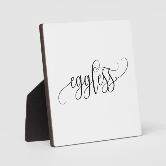 Tabletop Plaque mit Easel Fotoplatte (Vorderseite)