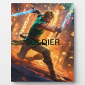 Tabletop Plaque mit Easel Fotoplatte (Vorderseite)