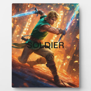 Tabletop Plaque mit Easel Fotoplatte