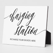 Tabletop Plaque mit Easel Fotoplatte (Seite)