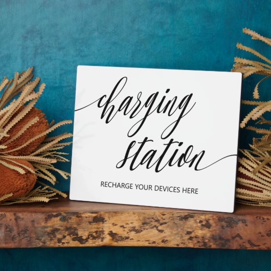 Tabletop Plaque mit Easel Fotoplatte (Seite)