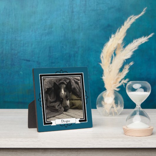 Tabletop Plaque mit Easel Fotoplatte (InSitu)