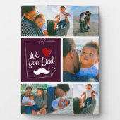 Tabletop Plaque mit Easel Fotoplatte (Vorderseite)