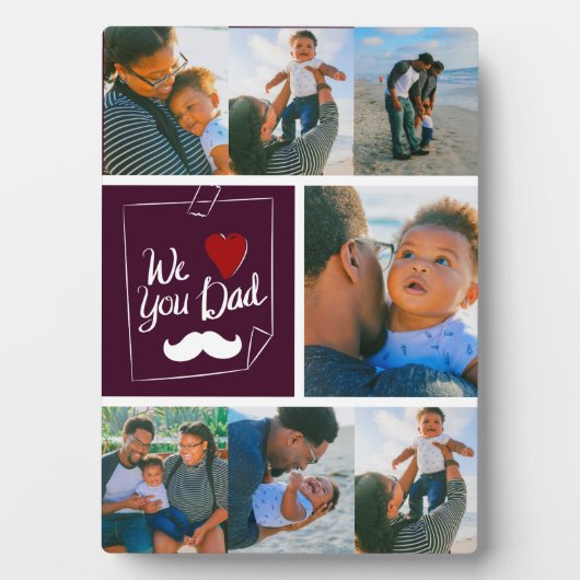 Tabletop Plaque mit Easel Fotoplatte (Vorderseite)