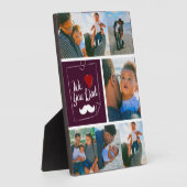 Tabletop Plaque mit Easel Fotoplatte (Seite)