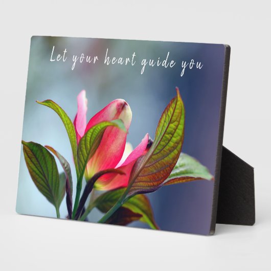 Tabletop Plaque mit Easel Fotoplatte (Seite)