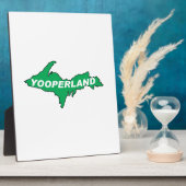 Tabletop Plaque mit Easel Fotoplatte (Seite)