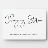 Tabletop Plaque mit Easel Fotoplatte (Vorderseite)