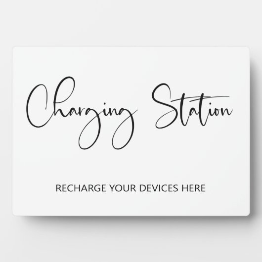 Tabletop Plaque mit Easel Fotoplatte (Vorderseite)