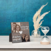 Tabletop Plaque mit Easel für den rustikalen Gebur Fotoplatte (InSitu)