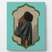 Tabletop Plaque mit Easel für eine gemütliche Zuha Fotoplatte (Vorderseite)