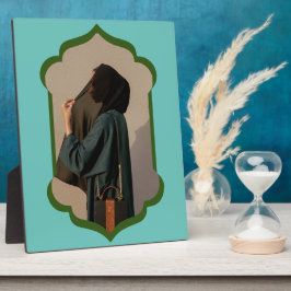 Tabletop Plaque mit Easel für eine gemütliche Zuha Fotoplatte