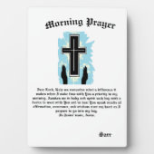 Tabletop Plaque mit Easel : Gebet Fotoplatte (Vorderseite)