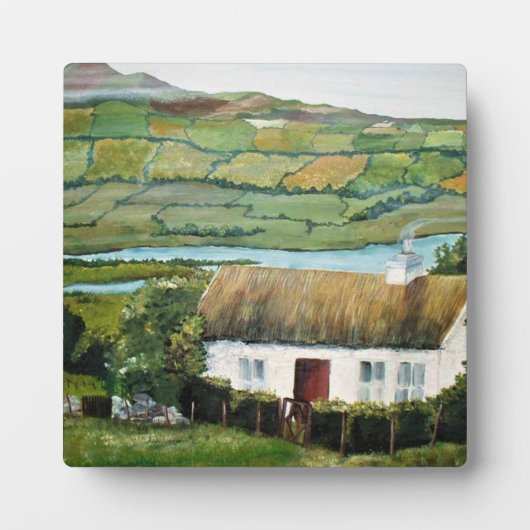 Tabletop Plaque mit Easel Irish Ireland Art Fotoplatte (Vorderseite)
