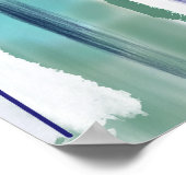 Tabletop Plaque mit Easel Poster (Ecke)