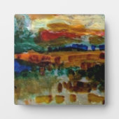 Tabletop Plaque mit leicht/reich an Landschaft! Fotoplatte (Vorderseite)