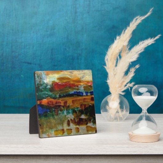 Tabletop Plaque mit leicht/reich an Landschaft! Fotoplatte (InSitu)