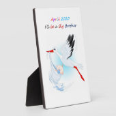 Tabletop Plaque w Easel Big Brother April 2020 Fotoplatte (Seite)