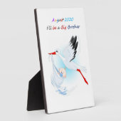 Tabletop Plaque w Easel Big Brother August 2020 Fotoplatte (Seite)