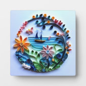 Tabletop Plaque w/Easel Fotoplatte (Vorderseite)