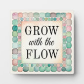 Tabletop Plaque wachsen mit der Flow Inspiration A Fotoplatte (Vorderseite)
