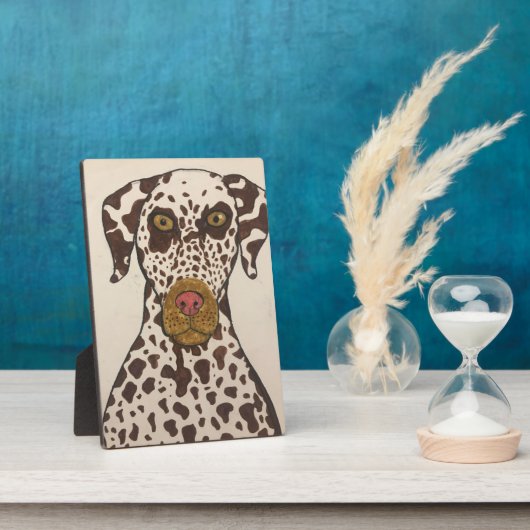Tabletop Plaque with Dalmatian image Fotoplatte (Seite)