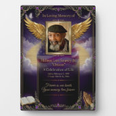 Tabletop Plaque with Easel Fotoplatte (Vorderseite)