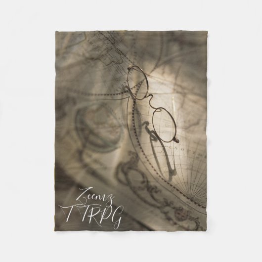 Tabletop Role Playing Game Blanket Fleecedecke (Vorderseite)