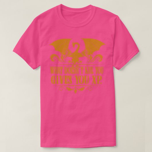 Tabletop RPG Addict XP Dragon Dungeons T-Shirt (Design vorne)