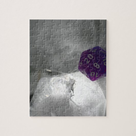 Tabletop RPG | Fantasy Role Player D20 Ice Dice Puzzle (Vertikal)