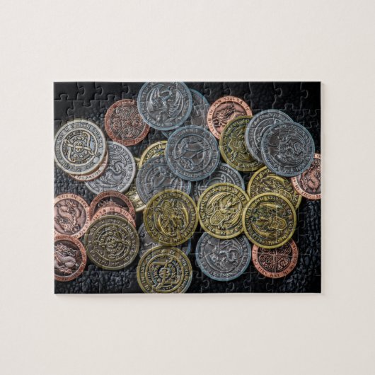 Tabletop RPG | PNP Role Player LARP Fantasiemünzen Puzzle (Horizontal)