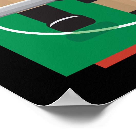Tabletop Soccer Poster (Ecke)