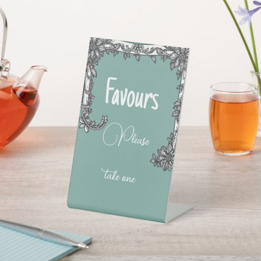 Tabletop Sockelschild (In SItu)