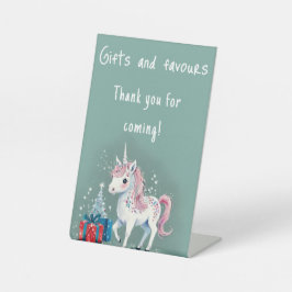 Tabletop Sockelschild