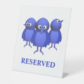 Tabletop Sockelschild (Vorderseite)