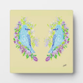 Tabletop W/Leinwand : Blue Bird's Of Happiness Pla Fotoplatte (Vorderseite)