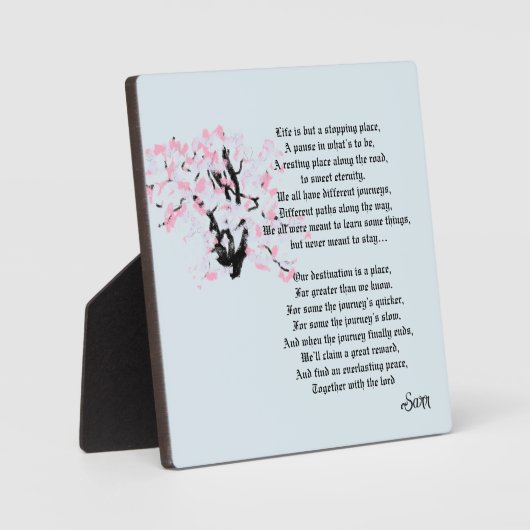 Tabletop W/Leinwand: Fotoplatte (Vorderseite)