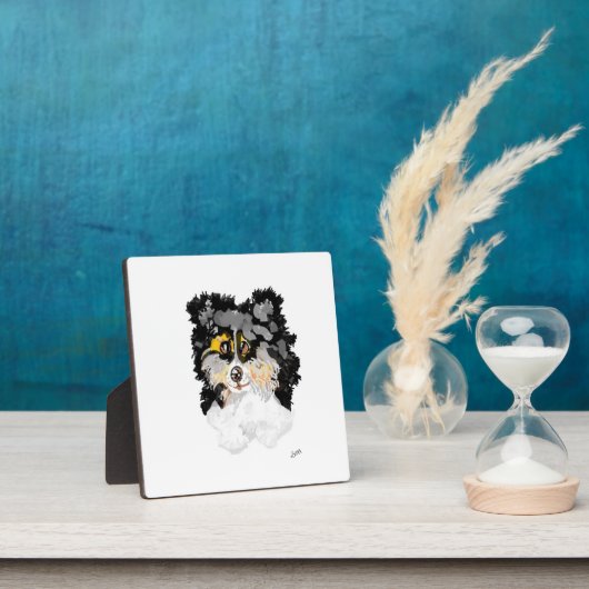 Tabletop W/Leinwand: Welpe Liebe Fotoplatte (InSitu)