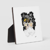 Tabletop W/Leinwand: Welpe Liebe Fotoplatte (Vorderseite)