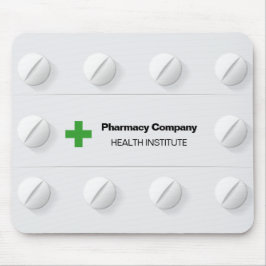 Tablets Pills Box Professional Medical Cross Mousepad