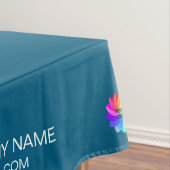 Tablett für die Ausstellung Custom Logo Blue Tischdecke (Beispiel)