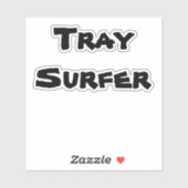 Tablett-Surfer-Aufkleber Aufkleber (Blatt)