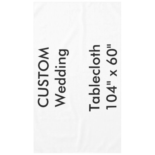 Tablette 104" x 60" tischdecke (Vorderseite)