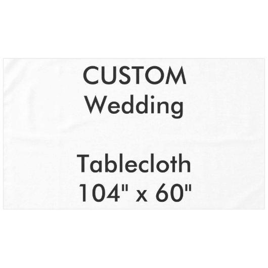 Tablette 104" x 60" tischdecke (Vorderseite (Horizontal))