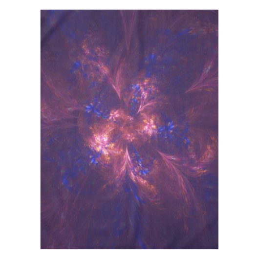 Tablette Abstrakt blau und Lila Tischdecke (Vorderseite)