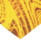 Tablette Abstrakte Linien Gelbe Blume Tischdecke (Schrägansicht)