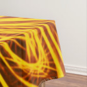 Tablette Abstrakte Linien Gelbe Blume Tischdecke (Beispiel)